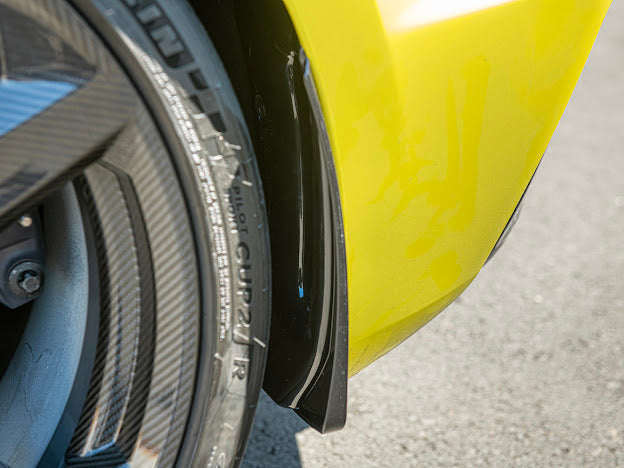 2020+ CHEVROLET CORVETTE C8 Z06 & E-RAY | CARBON FLASH XL EXTENDED FRONT SPLASH GUARD